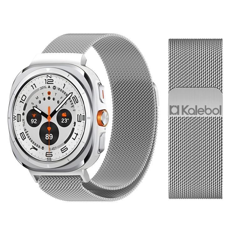 Dây đồng hồ thép không gỉ từ tính Kalebol Milan, Dành cho Samsung Galaxy Watch Ultra 47mm / Ultra 2025