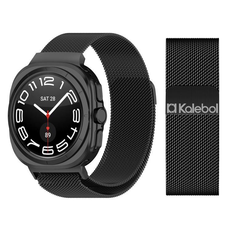 Dây đồng hồ thép không gỉ từ tính Kalebol Milan, Dành cho Samsung Galaxy Watch Ultra 47mm / Ultra 2025