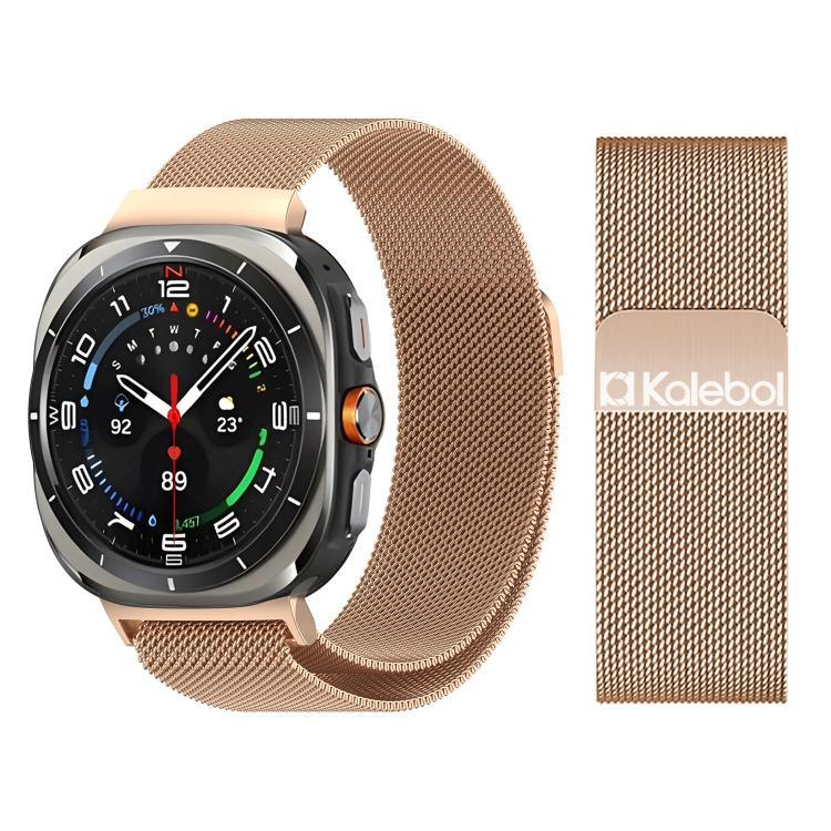Dây đồng hồ thép không gỉ từ tính Kalebol Milan, Dành cho Samsung Galaxy Watch Ultra 47mm / Ultra 2025