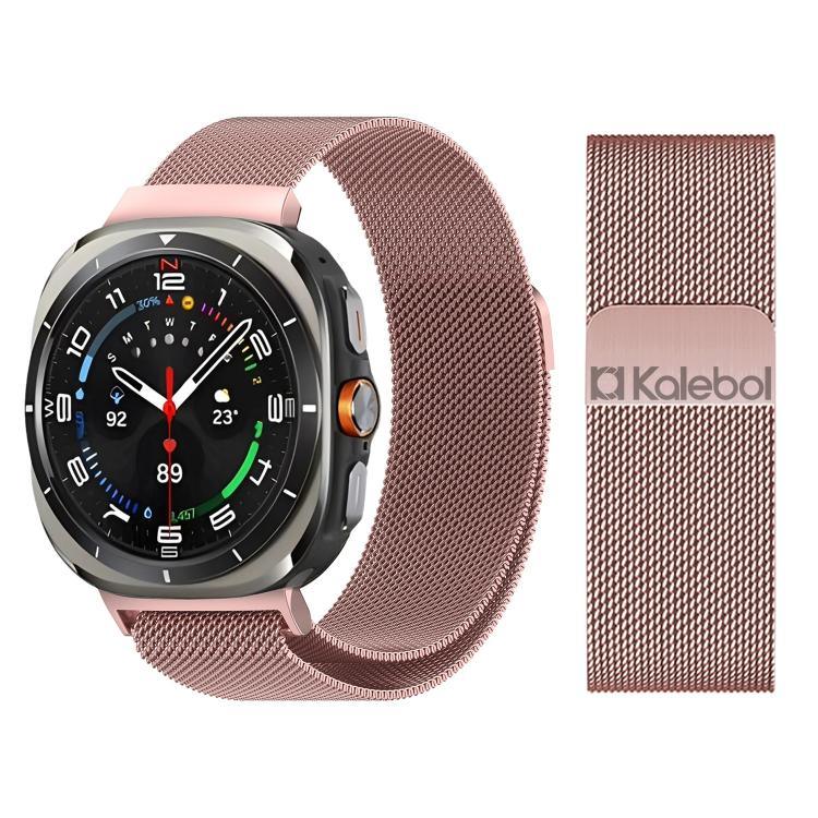 Dây đồng hồ thép không gỉ từ tính Kalebol Milan, Dành cho Samsung Galaxy Watch Ultra 47mm / Ultra 2025