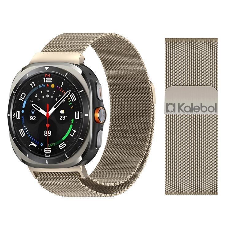 Dây đồng hồ thép không gỉ từ tính Kalebol Milan, Dành cho Samsung Galaxy Watch Ultra 47mm / Ultra 2025