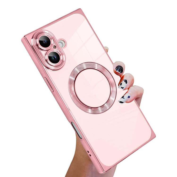 Ốp lưng TPU MagSafe điện phân họa tiết CD vuông góc phải, dành cho iPhone 16 Plus, dành cho iPhone 16, dành cho iPhone 15 Pro Max, dành cho iPhone 15 Pro, dành cho iPhone 15 Plus, dành cho iPhone 15