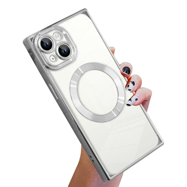 Ốp lưng TPU MagSafe điện phân họa tiết CD vuông góc phải, dành cho iPhone 16 Plus, dành cho iPhone 16, dành cho iPhone 15 Pro Max, dành cho iPhone 15 Pro, dành cho iPhone 15 Plus, dành cho iPhone 15
