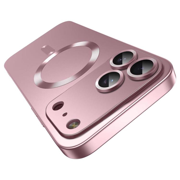 Ốp lưng điện thoại TPU kim loại siêu mỏng có MagSafe kèm phim bảo vệ ống kính, dành cho iPhone 17 Pro Max, iPhone 17 Pro, iPhone 17, iPhone Air, iPhone 16 Pro Max, iPhone 16 Pro, iPhone 16 Plus, iPhone 16, iPhone 15 Pro Max, iPhone 15 Pro