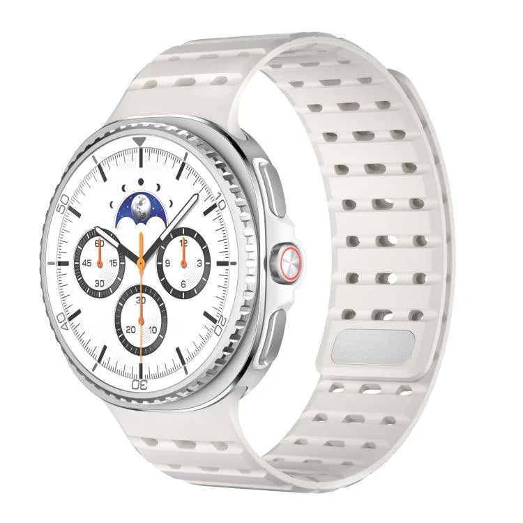 Dây đồng hồ silicone từ tính thoáng khí, Dành cho Samsung Galaxy Watch8 / Watch8 Classic