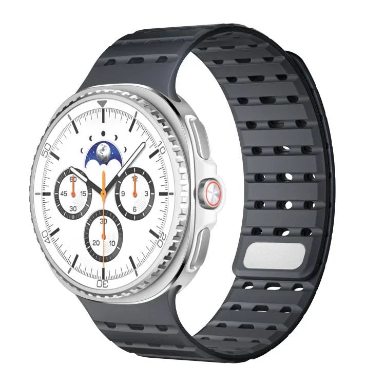 Dây đồng hồ silicone từ tính thoáng khí, Dành cho Samsung Galaxy Watch8 / Watch8 Classic