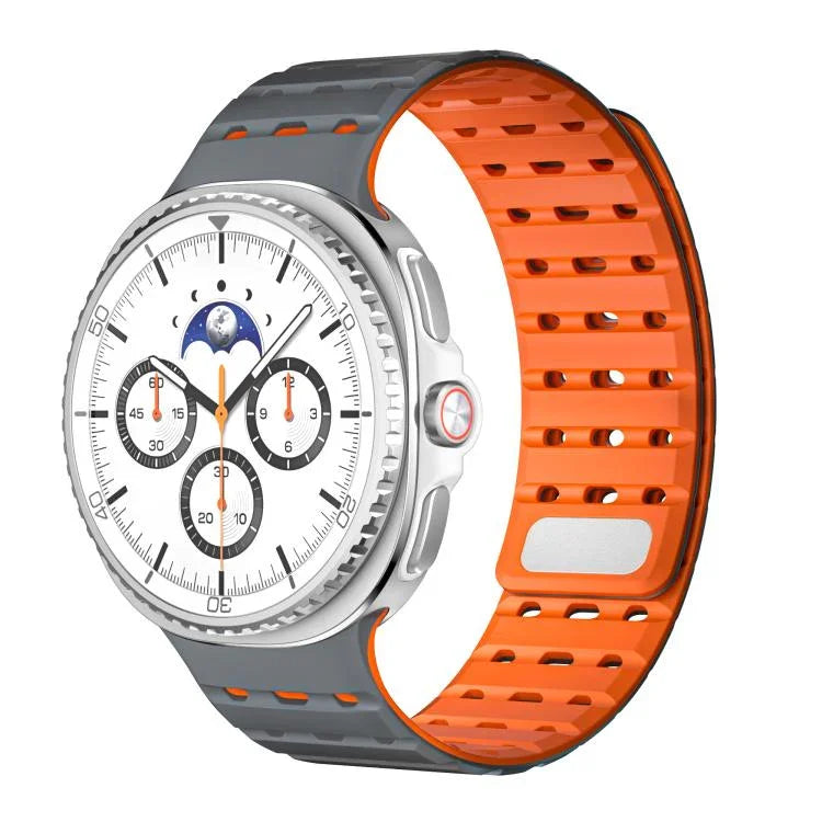 Dây đồng hồ silicone từ tính thoáng khí, Dành cho Samsung Galaxy Watch8 / Watch8 Classic