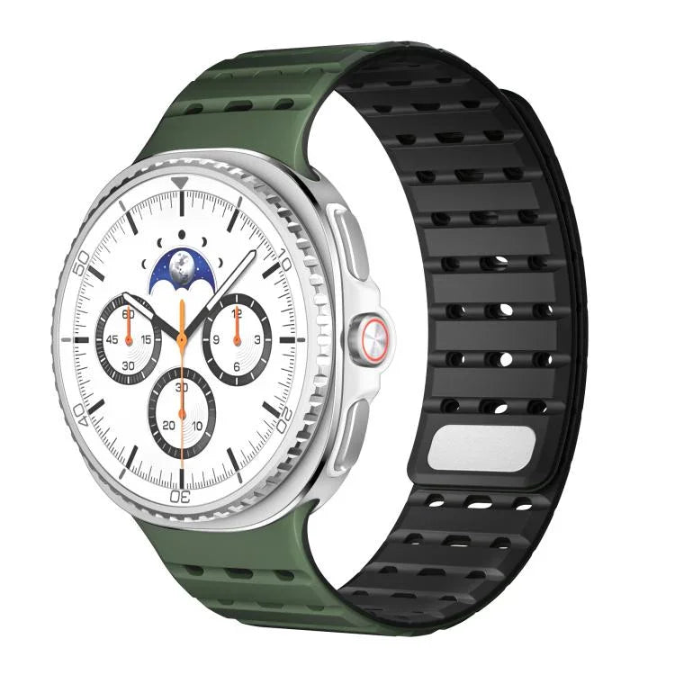 Dây đồng hồ silicone từ tính thoáng khí, Dành cho Samsung Galaxy Watch8 / Watch8 Classic