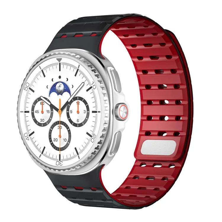 Dây đồng hồ silicone từ tính thoáng khí, Dành cho Samsung Galaxy Watch8 / Watch8 Classic