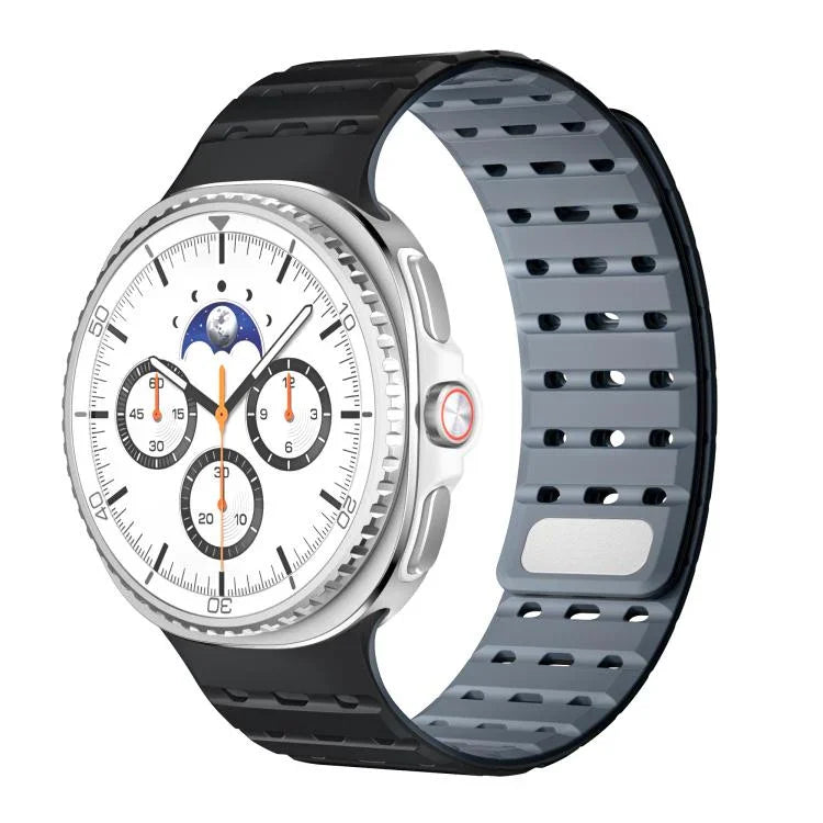 Dây đồng hồ silicone từ tính thoáng khí, Dành cho Samsung Galaxy Watch8 / Watch8 Classic
