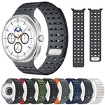 Dây đồng hồ silicone từ tính thoáng khí, Dành cho Samsung Galaxy Watch8 / Watch8 Classic