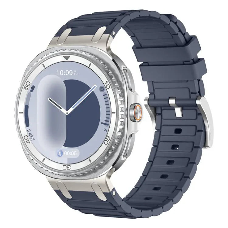 Dây đồng hồ silicone họa tiết hình chữ I, Dành cho Samsung Galaxy Watch8 / Watch8 Classic