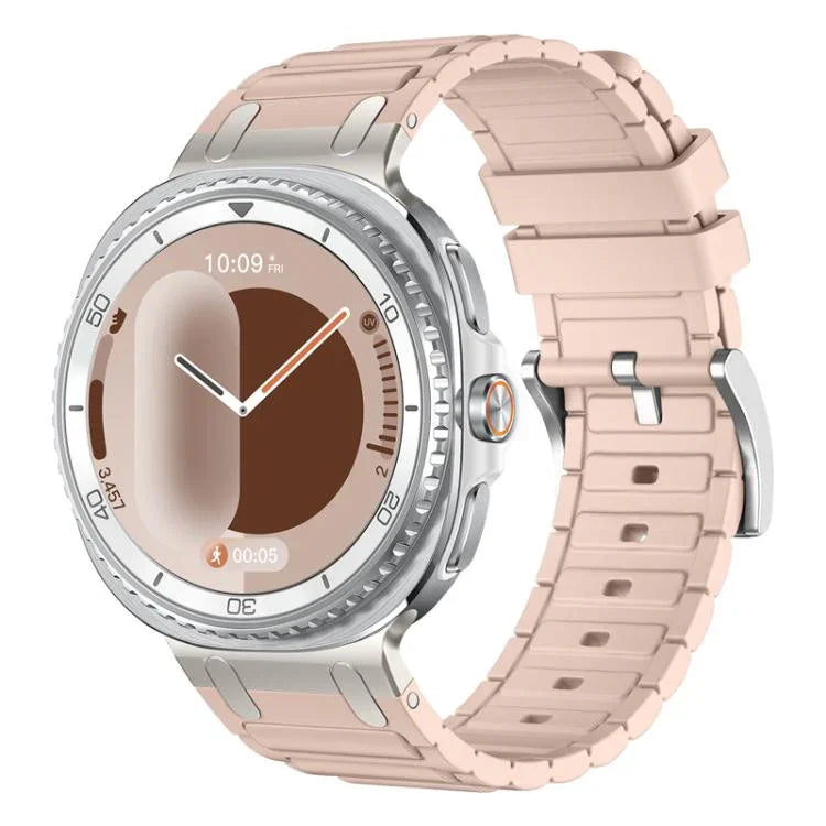Dây đồng hồ silicone họa tiết hình chữ I, Dành cho Samsung Galaxy Watch8 / Watch8 Classic