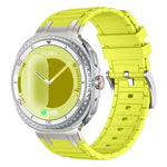 Dây đồng hồ silicone họa tiết hình chữ I, Dành cho Samsung Galaxy Watch8 / Watch8 Classic
