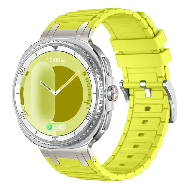 Dây đồng hồ silicone họa tiết hình chữ I, Dành cho Samsung Galaxy Watch8 / Watch8 Classic