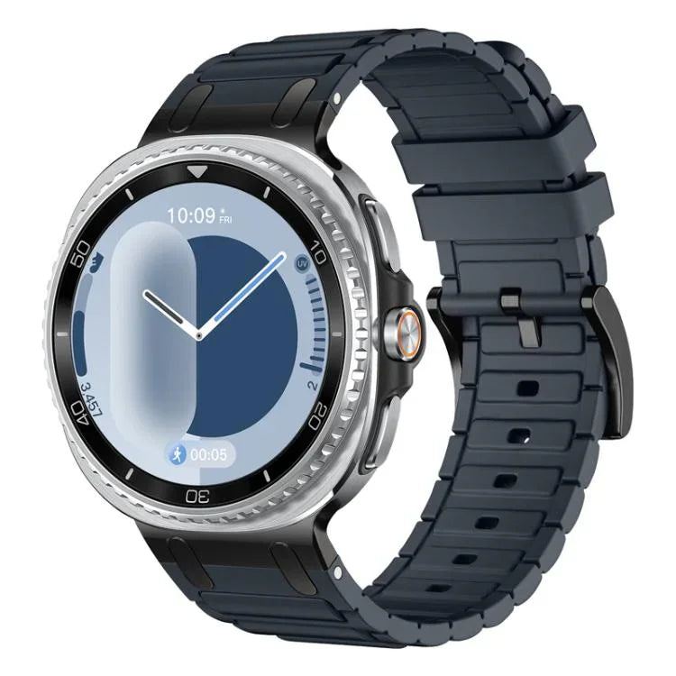 Dây đồng hồ silicone họa tiết hình chữ I, Dành cho Samsung Galaxy Watch8 / Watch8 Classic