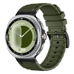 Dây đồng hồ silicone họa tiết hình chữ I, Dành cho Samsung Galaxy Watch8 / Watch8 Classic