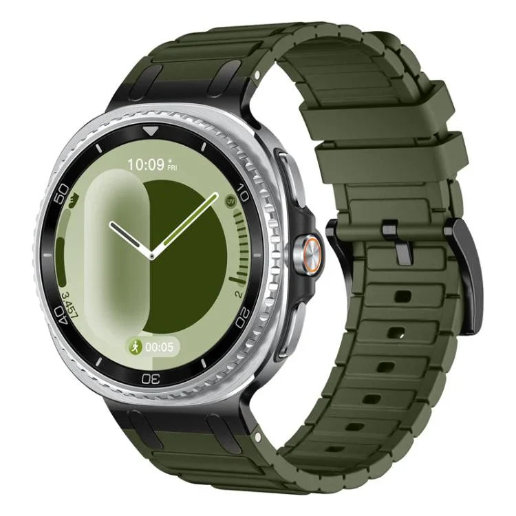 Dây đồng hồ silicone họa tiết hình chữ I, Dành cho Samsung Galaxy Watch8 / Watch8 Classic
