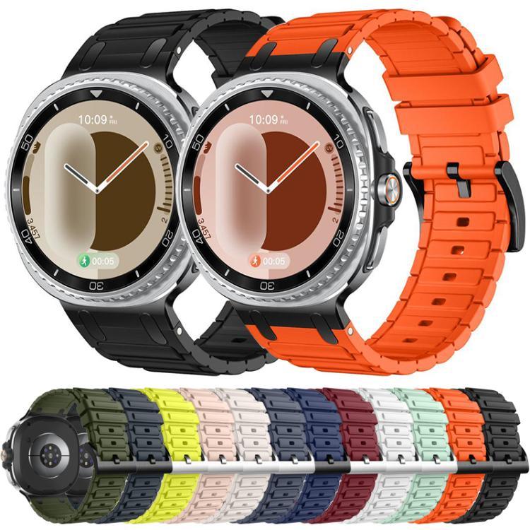 Dây đồng hồ silicone họa tiết hình chữ I, Dành cho Samsung Galaxy Watch8 / Watch8 Classic