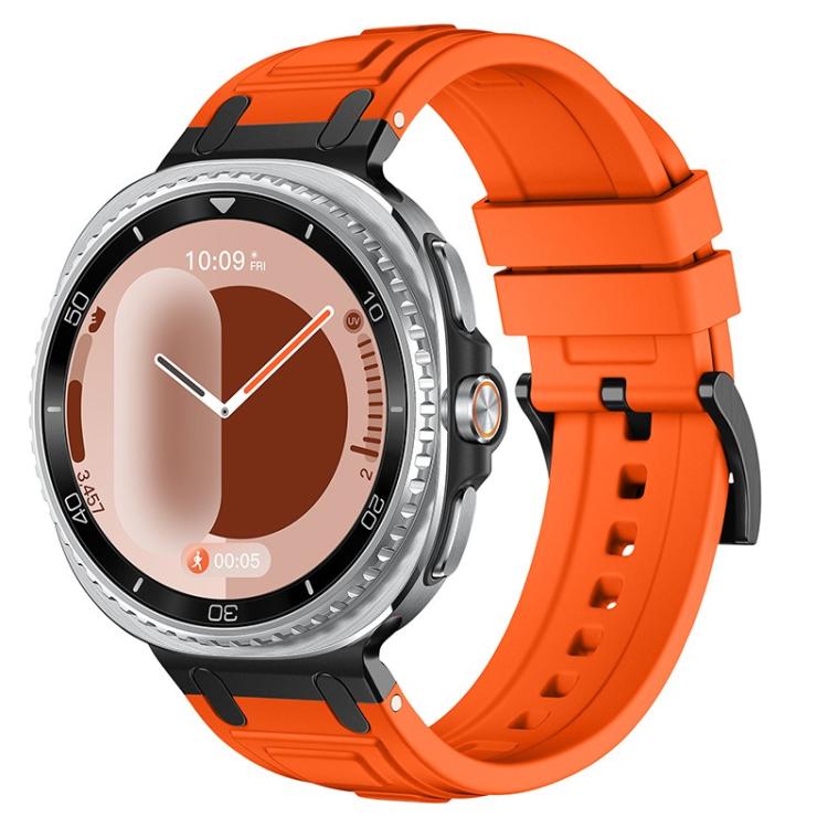 Dây đồng hồ silicone ba lớp giáp, dành cho Samsung Galaxy Watch8 / Watch8 Classic
