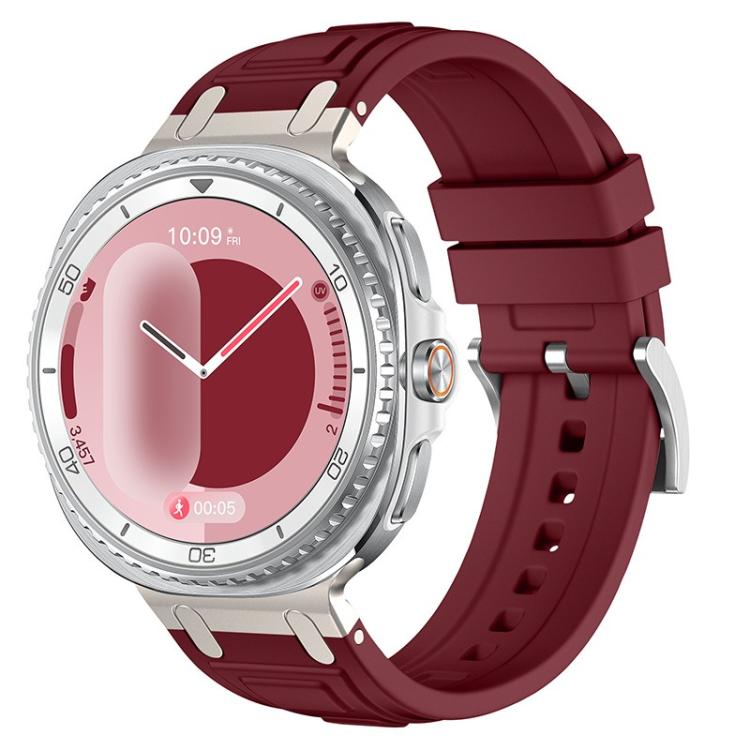 Dây đồng hồ silicone ba lớp giáp, dành cho Samsung Galaxy Watch8 / Watch8 Classic