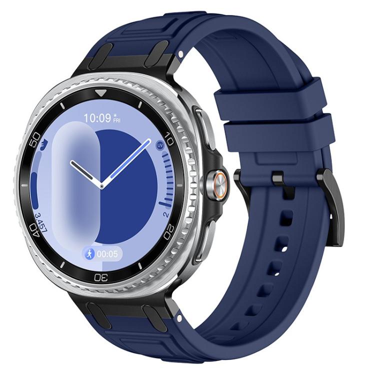 Dây đồng hồ silicone ba lớp giáp, dành cho Samsung Galaxy Watch8 / Watch8 Classic
