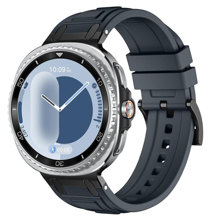 Dây đồng hồ silicone ba lớp giáp, dành cho Samsung Galaxy Watch8 / Watch8 Classic