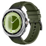 Dây đồng hồ silicone ba lớp giáp, dành cho Samsung Galaxy Watch8 / Watch8 Classic