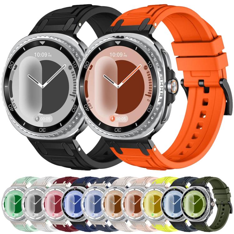 Dây đồng hồ silicone ba lớp giáp, dành cho Samsung Galaxy Watch8 / Watch8 Classic