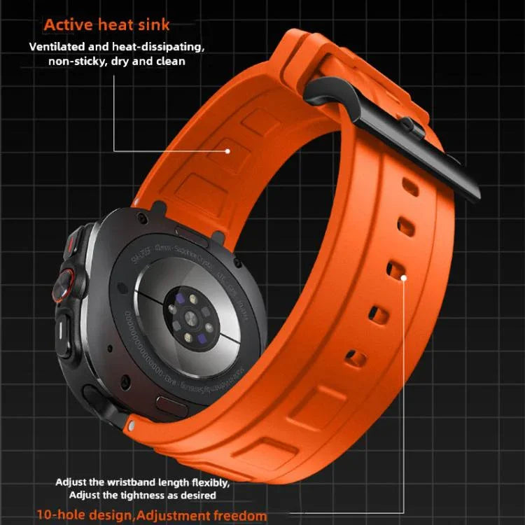 Dây đồng hồ silicone ba lớp bảo vệ, Dành cho Samsung Galaxy Watch Ultra / Ultra 2025