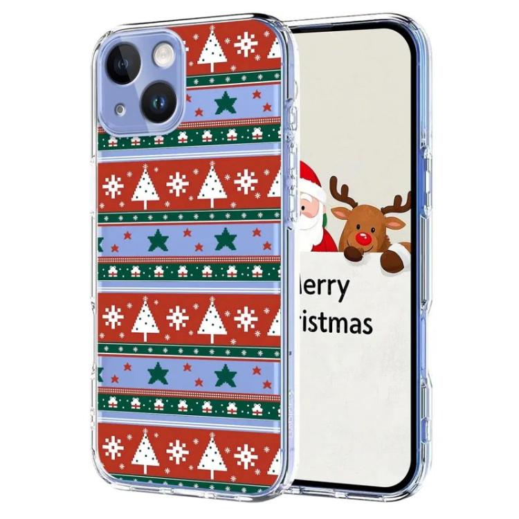 Christmas-themed Printed TPU Phone Case, For iPhone 15