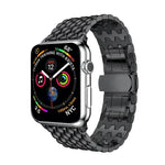Dây đeo cổ tay thép không gỉ vân rồng cho Apple Watch Series 3 & 2 & 1 38mm
