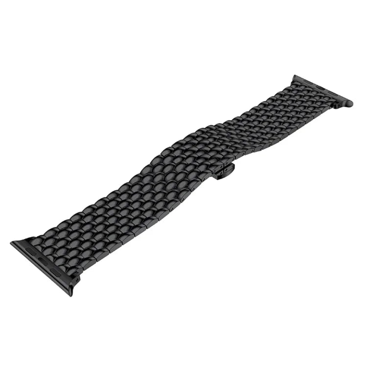 Dây đeo cổ tay thép không gỉ vân rồng cho Apple Watch Series 3 & 2 & 1 38mm
