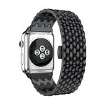Dây đeo cổ tay thép không gỉ vân rồng cho Apple Watch Series 3 & 2 & 1 38mm