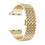 Dây đeo cổ tay thép không gỉ vân rồng cho Apple Watch Series 3 & 2 & 1 42mm