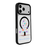 Ốp lưng điện thoại viền đen sơn từ tính mạnh chủ đề Giáng Sinh, dành cho iPhone 17 Pro Max, dành cho iPhone 17 Pro, dành cho iPhone 17