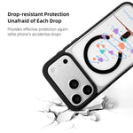 Ốp lưng điện thoại viền đen sơn từ tính mạnh chủ đề Giáng Sinh, dành cho iPhone 17 Pro Max, dành cho iPhone 17 Pro, dành cho iPhone 17