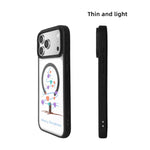 Ốp lưng điện thoại viền đen sơn từ tính mạnh chủ đề Giáng Sinh, dành cho iPhone 17 Pro Max, dành cho iPhone 17 Pro, dành cho iPhone 17