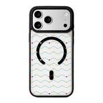 Ốp lưng điện thoại viền đen sơn từ tính mạnh chủ đề Giáng Sinh, dành cho iPhone 17 Pro Max, dành cho iPhone 17 Pro, dành cho iPhone 17