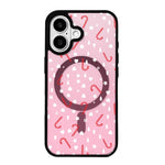 Ốp lưng điện thoại viền đen sơn từ tính mạnh chủ đề Giáng Sinh, dành cho iPhone 17 Pro Max, dành cho iPhone 17 Pro, dành cho iPhone 17