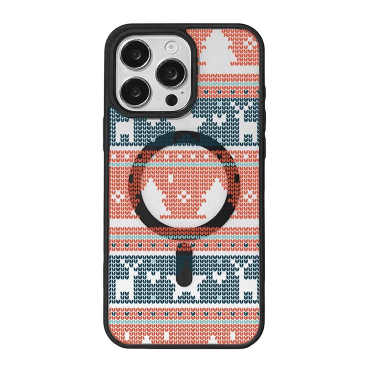 Ốp lưng điện thoại viền đen sơn từ tính mạnh chủ đề Giáng Sinh, dành cho iPhone 16 Pro Max, dành cho iPhone 16 Pro, dành cho iPhone 16