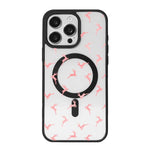 Ốp lưng điện thoại viền đen sơn từ tính mạnh chủ đề Giáng Sinh, dành cho iPhone 15 Pro Max, dành cho iPhone 15 Pro