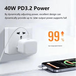 A3365 PD40W USB-C / Type-C Interface Charger, UK Plug, UK Plug