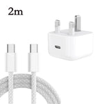 Bộ sạc A3365 PD40W USB-C / Type-C với cáp dữ liệu Type-C to Type-C, phích cắm UK, phích cắm UK + cáp Type-C 1m, phích cắm UK + cáp Type-C 2m