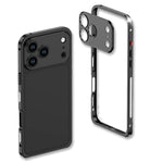 Ultra-Thin Alloy Metal Frame Shockproof Phone Case with  Lens Frame, For iPhone 17 Pro Max, For iPhone 17 Pro