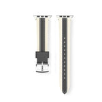 Dây đồng hồ da thật phối màu kiểu yên ngựa, dành cho Apple Watch 46mm / 49mm / 45mm / 44mm, dành cho Apple Watch 42mm / 41mm / 40mm / 38mm