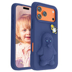 Ốp lưng điện thoại chống sốc EVA hình chim cánh cụt có giá đỡ, dành cho iPhone 17 Pro Max, iPhone 17 Pro, iPhone 17, iPhone Air, iPhone 16 Pro Max, iPhone 16 Pro, iPhone 16, iPhone 15 Pro Max