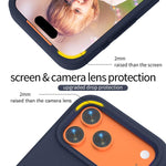 Ốp lưng điện thoại chống sốc EVA hình chim cánh cụt có giá đỡ, dành cho iPhone 17 Pro Max, iPhone 17 Pro, iPhone 17, iPhone Air, iPhone 16 Pro Max, iPhone 16 Pro, iPhone 16, iPhone 15 Pro Max