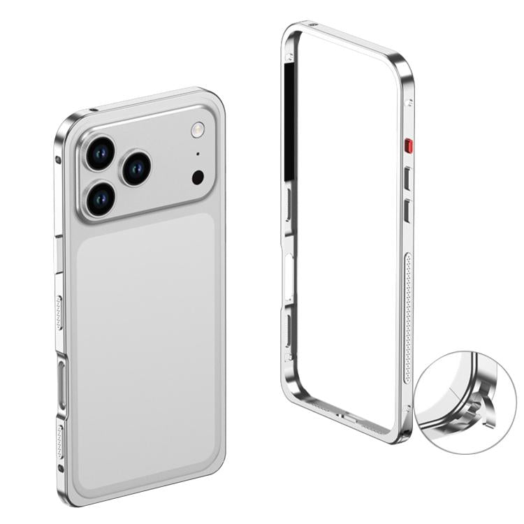 Ốp lưng điện thoại khung kim loại hợp kim siêu mỏng chống sốc, dành cho iPhone 17 Pro Max, iPhone 17 Pro