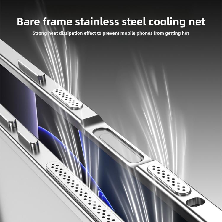 Ốp lưng điện thoại khung kim loại hợp kim siêu mỏng chống sốc, dành cho iPhone 17 Pro Max, iPhone 17 Pro